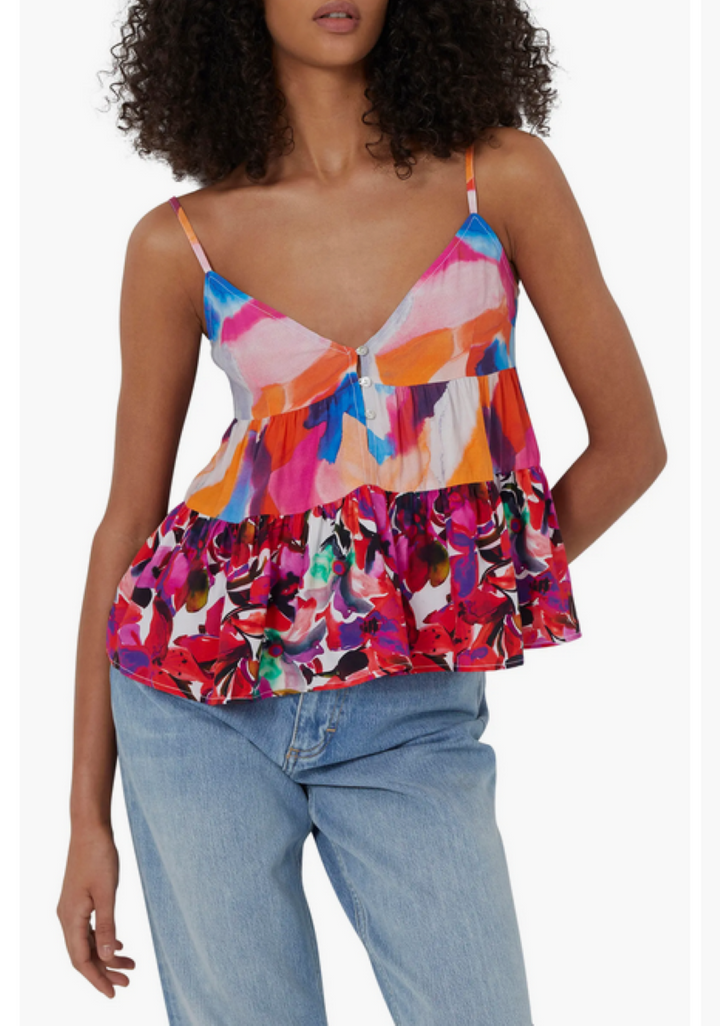 FRENCH CONNECTION Isadora Delphine Printed Cami Top