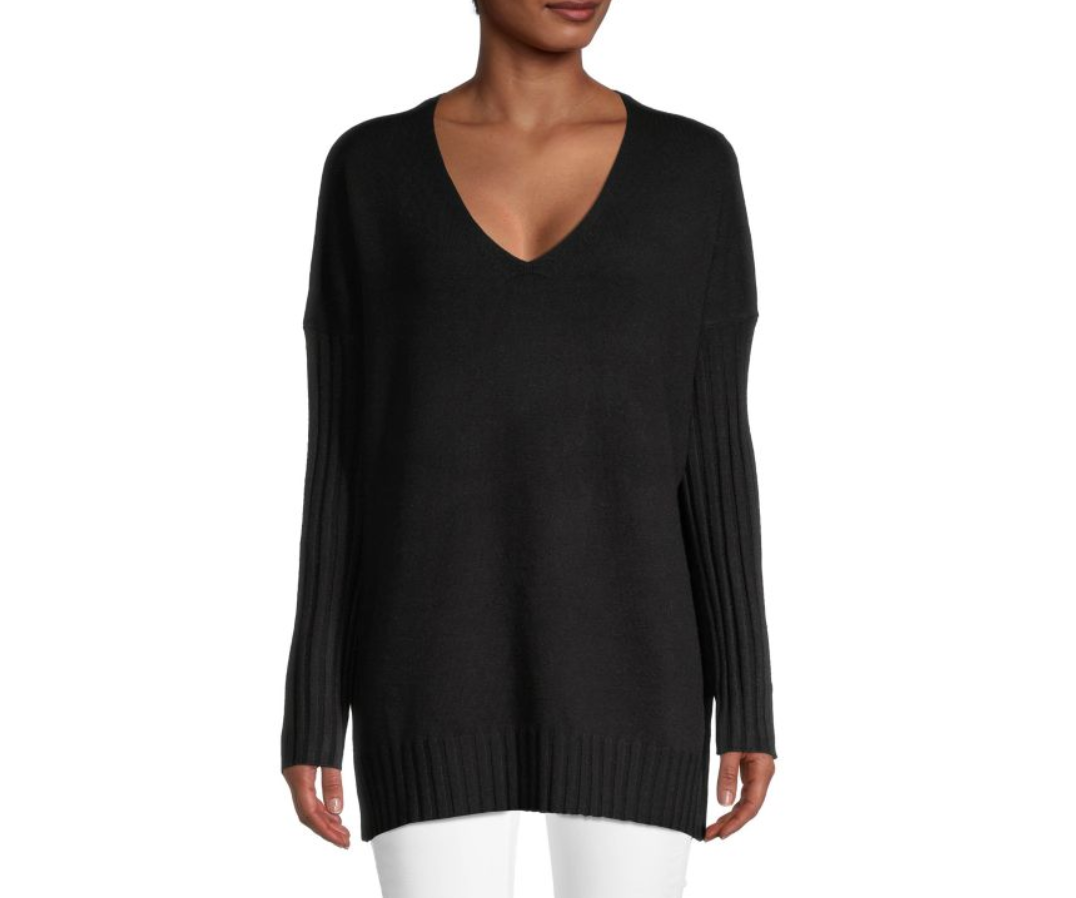 French Connection Ribbed Longline Sweater