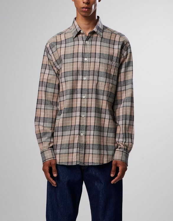 NN07 MEN Deon 5356 Check Button Down Shirt