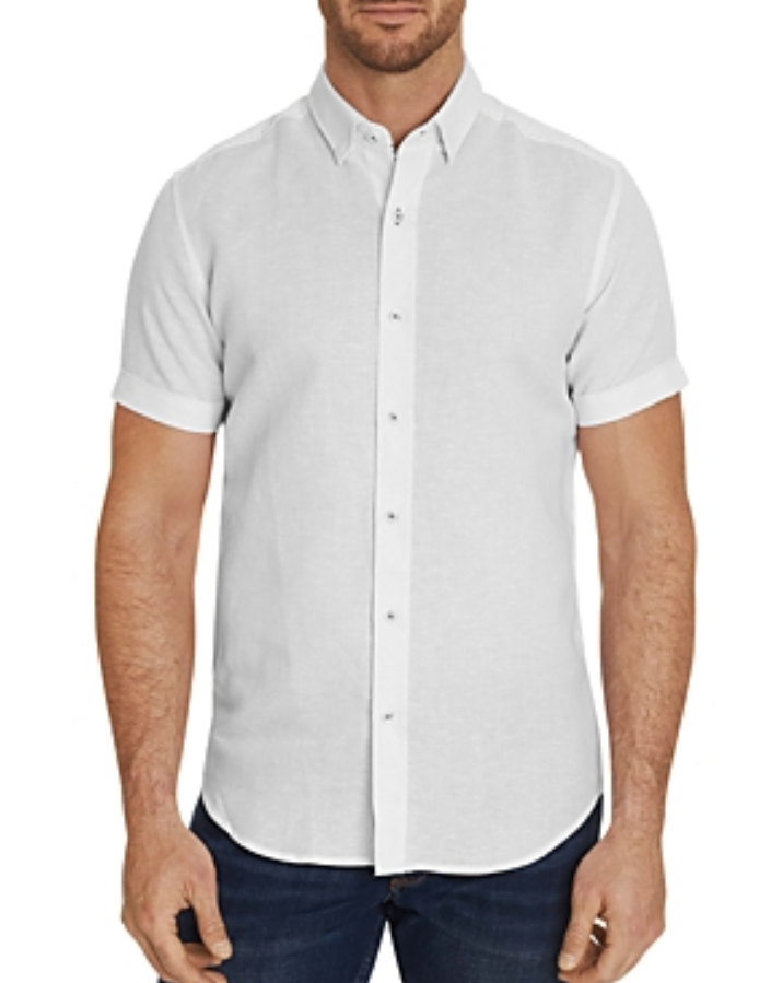 Robert Graham Bradley Solid Button-Down Shirt