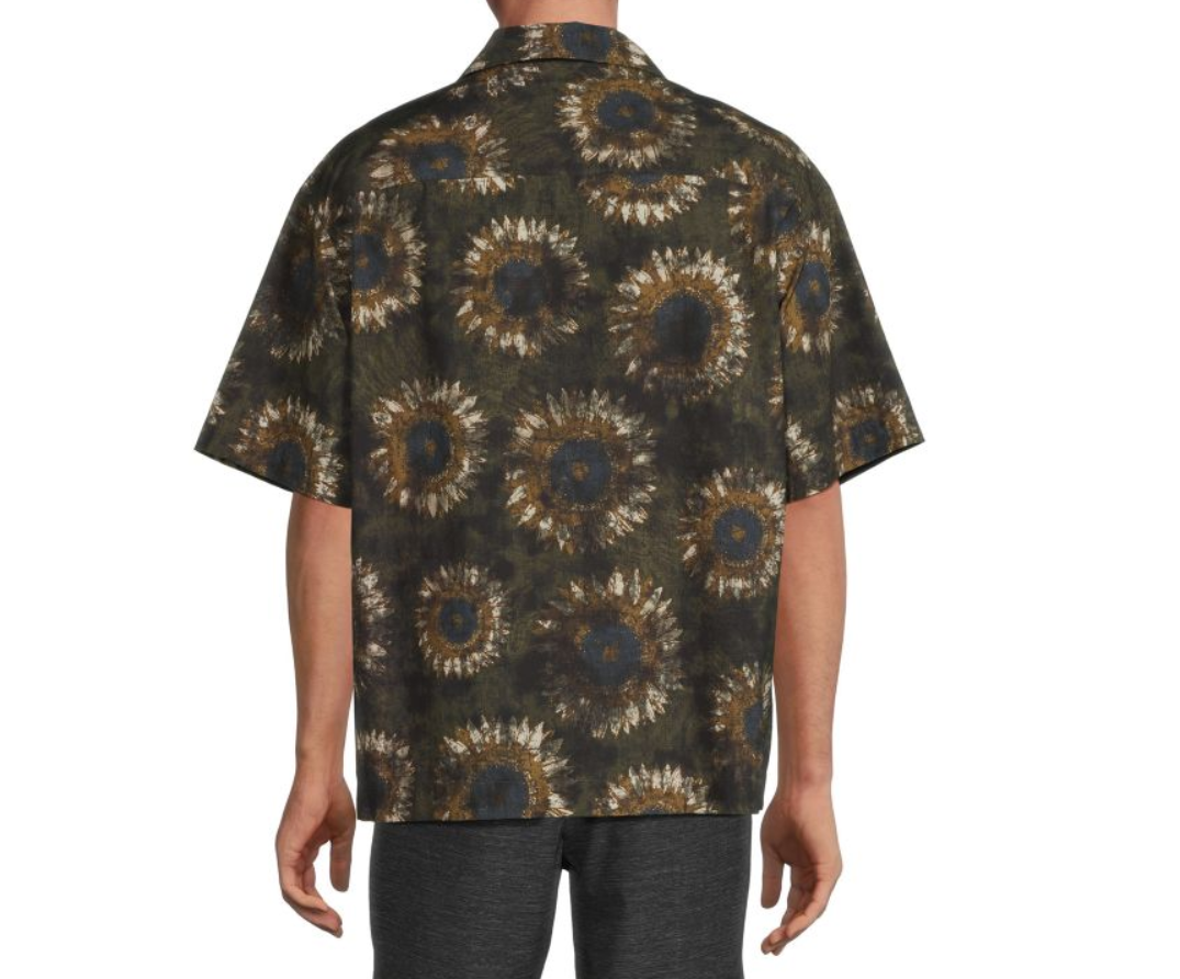 HUGO MEN Egeeno Sunflower Camp Shirt