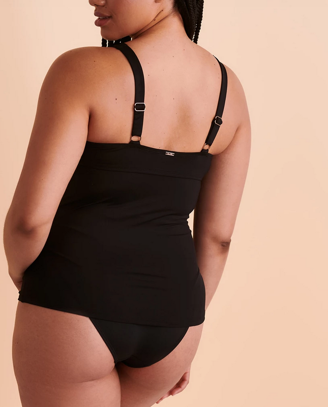 Anne Cole Twist-Front Underwire Tankini Top