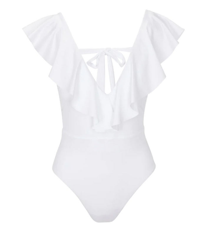 Trina Turk Monaco Ruffle One Piece Swimsuit