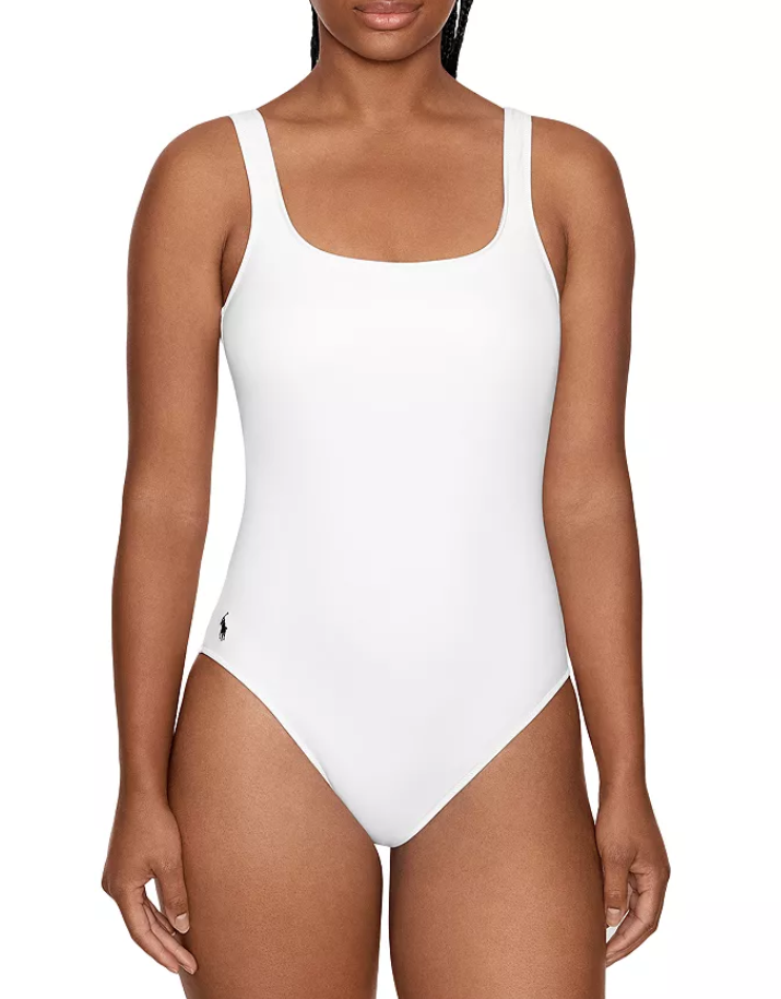 POLO RALPH LAUREN Martinique Signature Solids One Piece Swimsuit