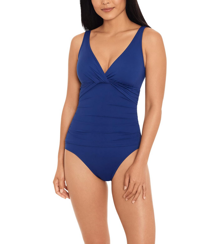 Ralph Lauren Twist Underwire One-Piece Swimsuit