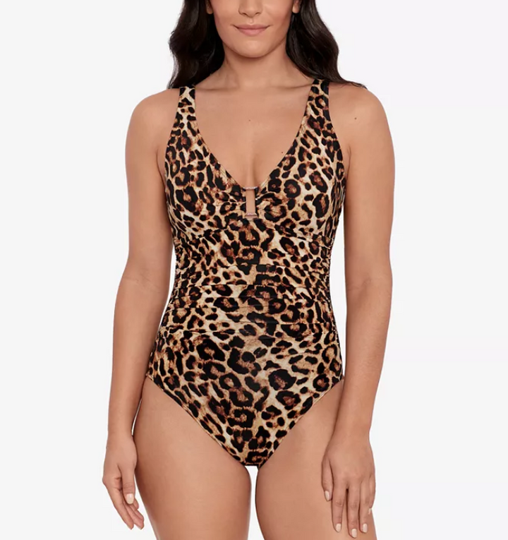 Lauren Ralph Lauren Animal-Print One-Piece Swimsuit