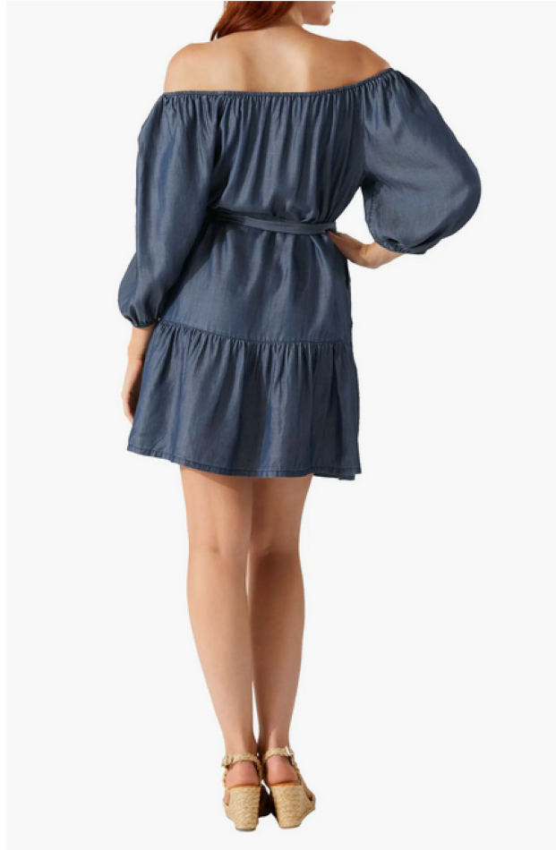 Tommy Bahama Off the Shoulder Minidress