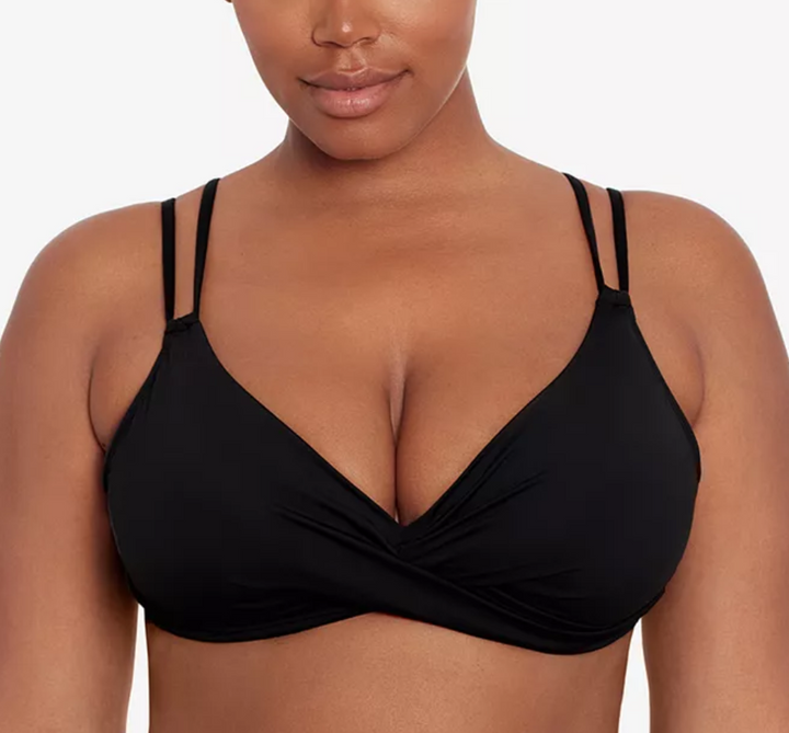 LAUREN RALPH LAUREN Twist-Front Bikini Top