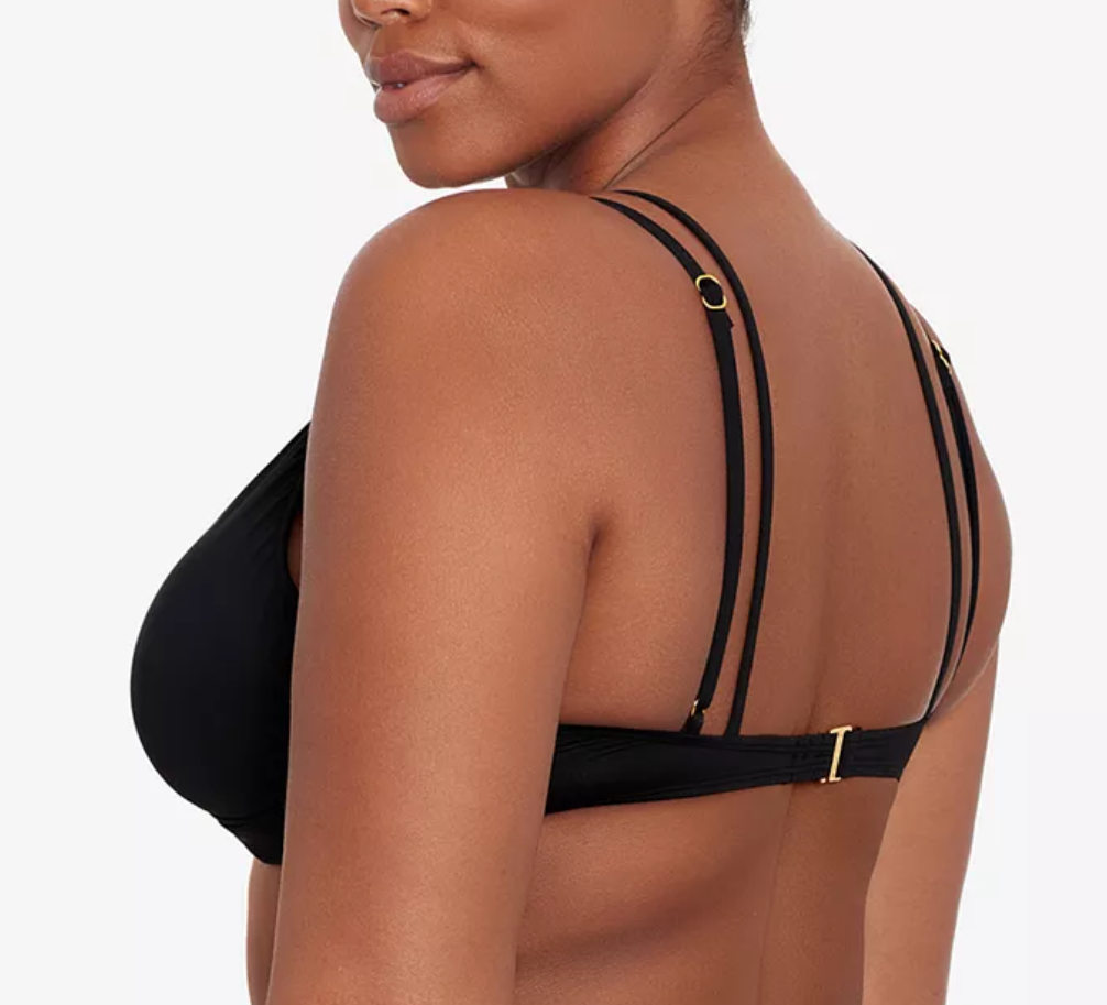 LAUREN RALPH LAUREN Twist-Front Bikini Top