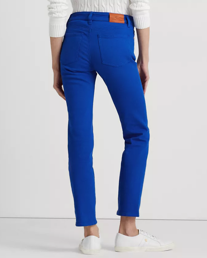 LAUREN RALPH LAUREN Mid-Rise Straight Ankle Jeans