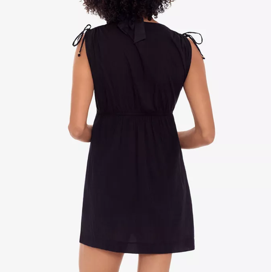 LAUREN RALPH LAUREN Crushed Farrah Swim Cover-Up Dress