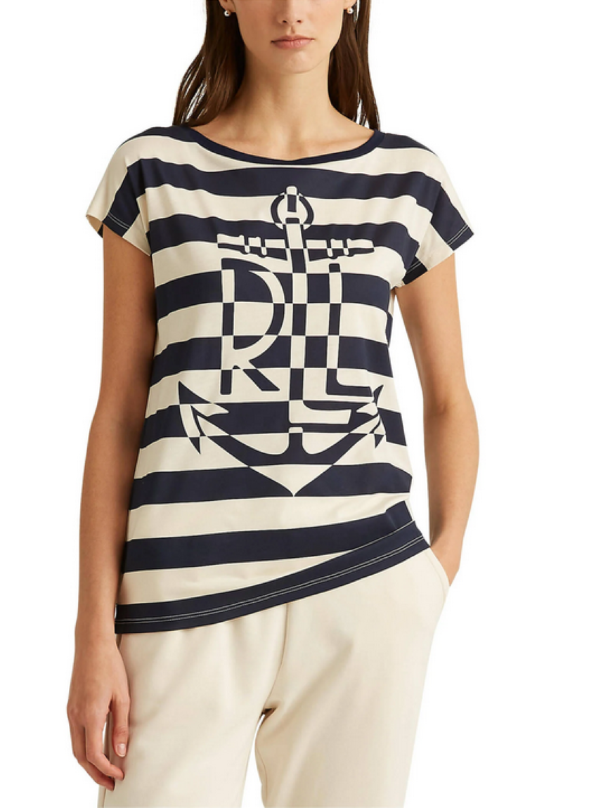 LAUREN RALPH LAUREN Graphic Cotton-Blend T-Shirt