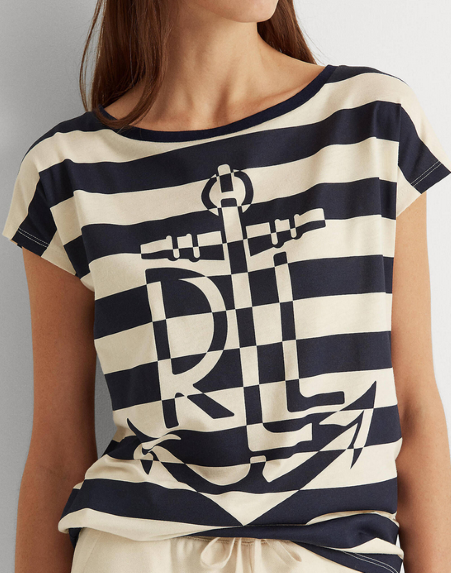 LAUREN RALPH LAUREN Graphic Cotton-Blend T-Shirt
