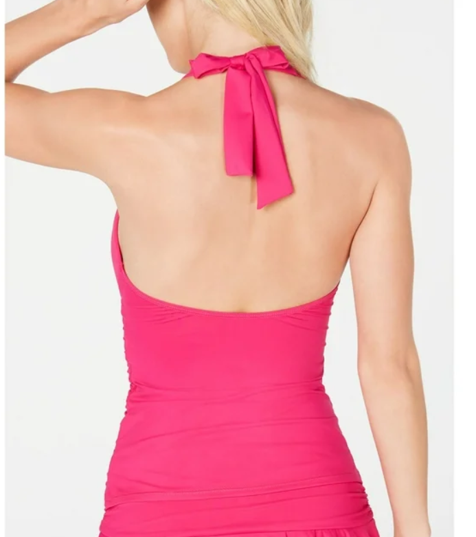 Ralph Lauren Beach Club Molded Cup Halter Tankini Top