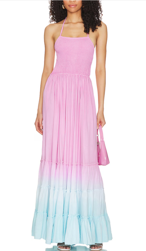 Tiare Hawaii Naia Ombre Maxi Dress Cover Up