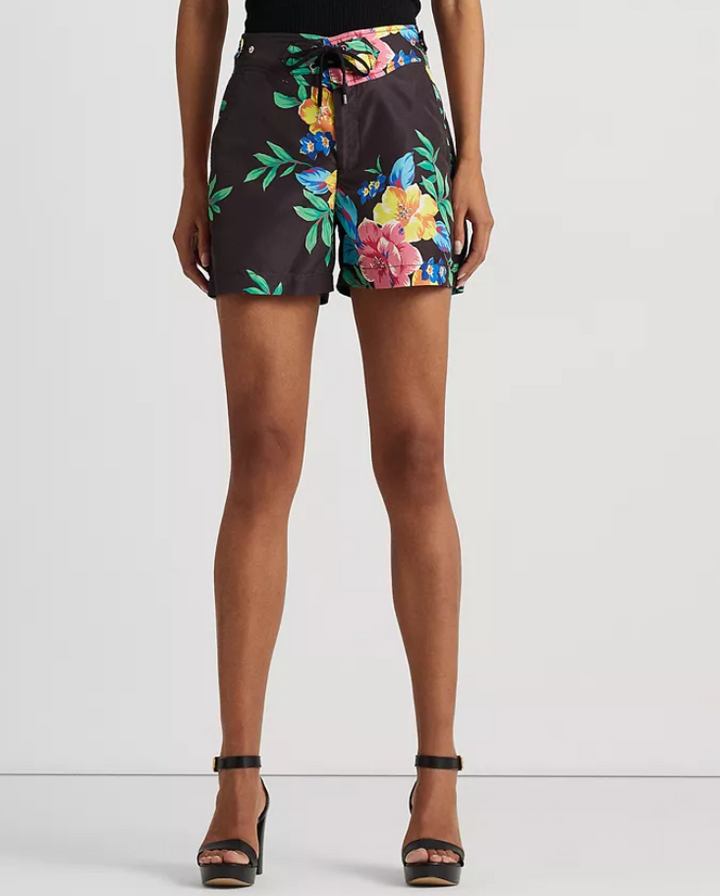 LAUREN RALPH LAUREN Floral Lace-Front Shorts