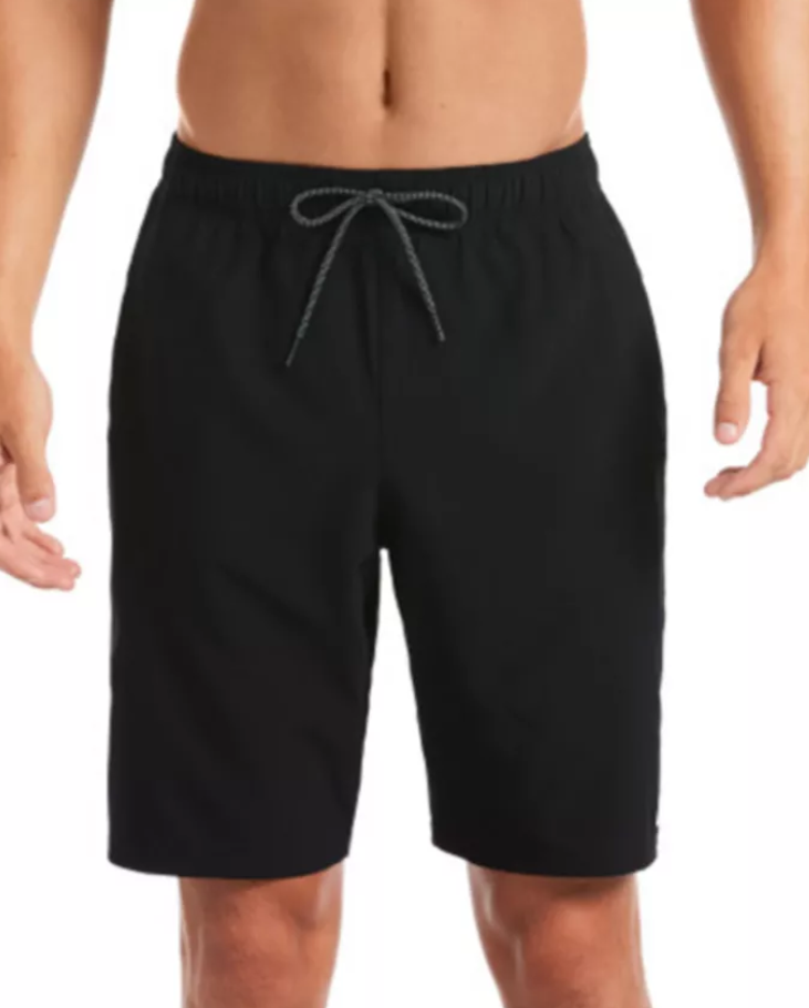 Nike MEN Contend Water-Repellent Colorblocked 9" Swim Trunks