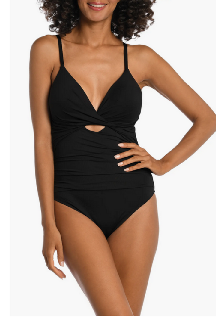 La Blanca Island Goddess Twist One Piece Swimsuit
