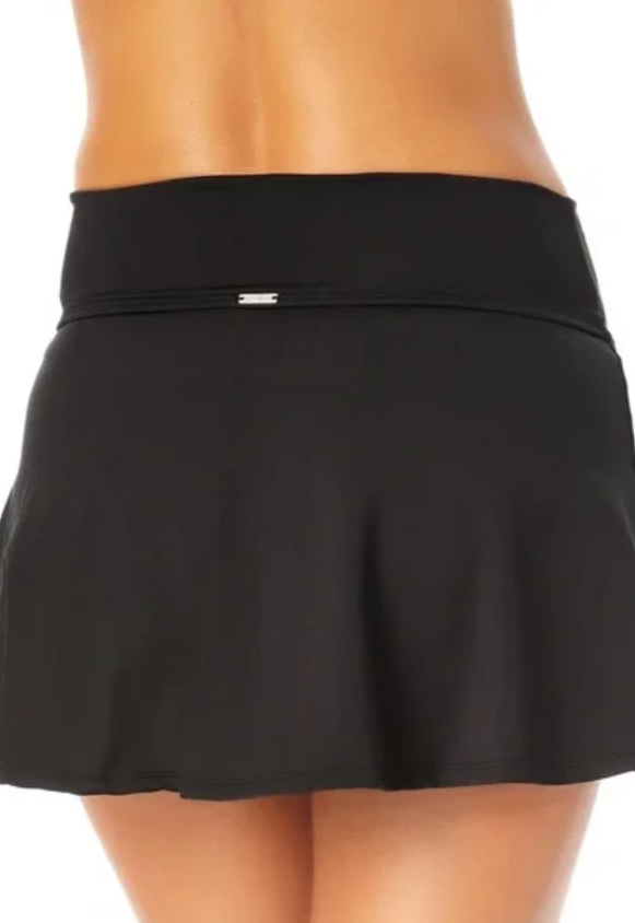 Anne Cole Soft Band Skirted Swim Bottom