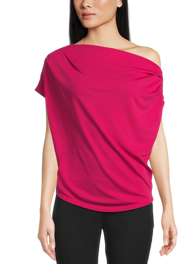 Lauren by Ralph Lauren Arlaine Short Sleeve Blouse