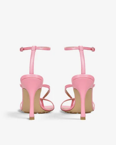 Bottega Veneta Square-Toe High-Heel Sandals