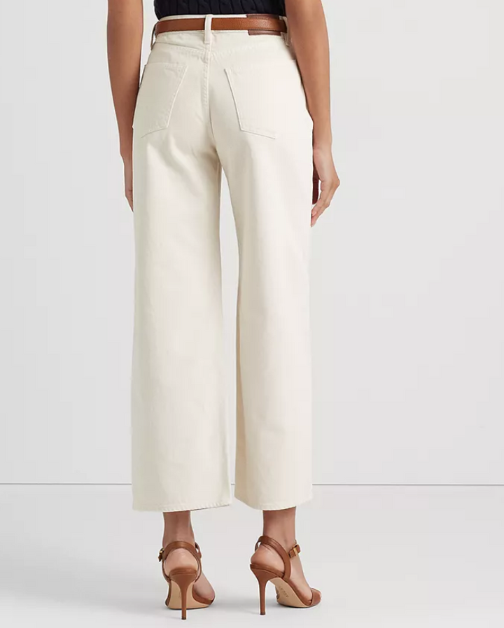 LAUREN RALPH LAUREN High-Rise Wide-Leg Jeans