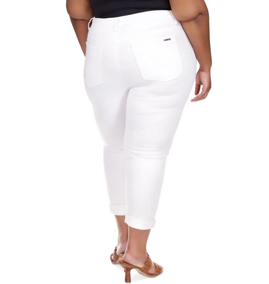 MICHAEL MICHAEL KORS Plus Size Rolled-Hem Skinny Jeans