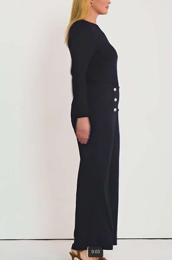 LAUREN RALPH LAUREN Plus Size High-Rise Matte Jersey Pants