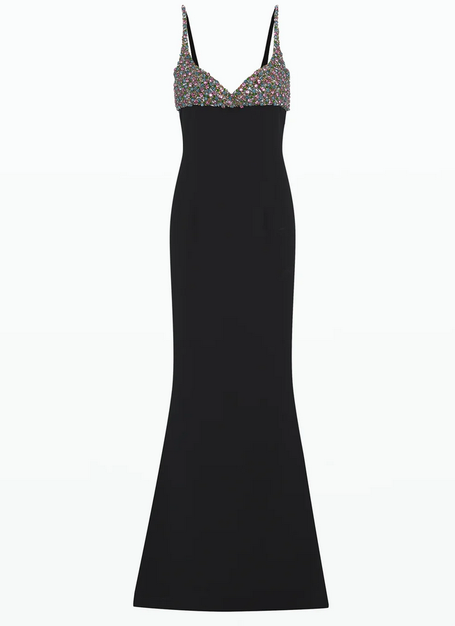 Safiyaa Beatriz Embellished Sleeveless Gown