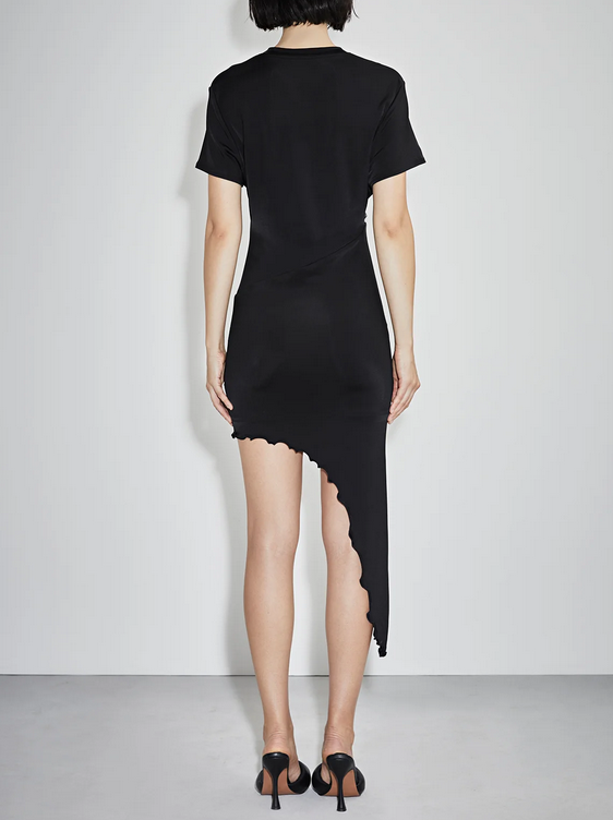 Et Ochs Brielle Asymmetrical Drawstring Dress