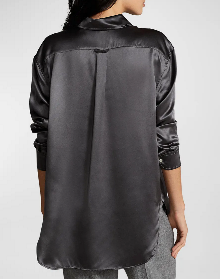 POLO RALPH LAUREN Mulberry Silk Charmeuse Shirt