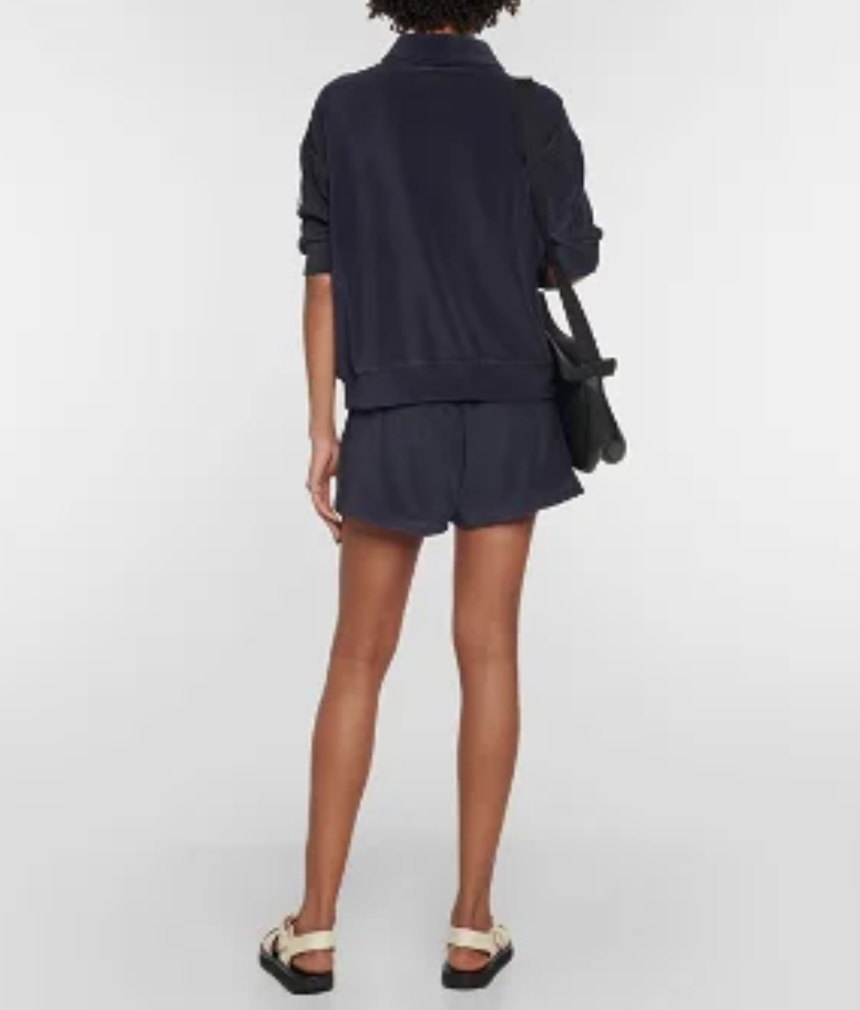 MONCLER Cotton-Blend Terry Polo Shirt