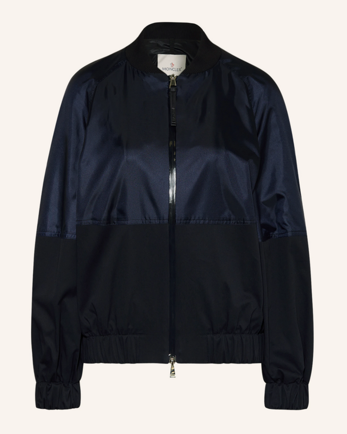 Moncler Gobie Mixed Media Bomber Jacket