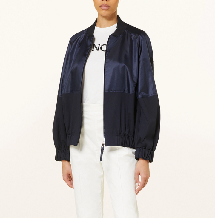 Moncler Gobie Mixed Media Bomber Jacket