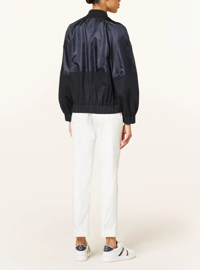 Moncler Gobie Mixed Media Bomber Jacket