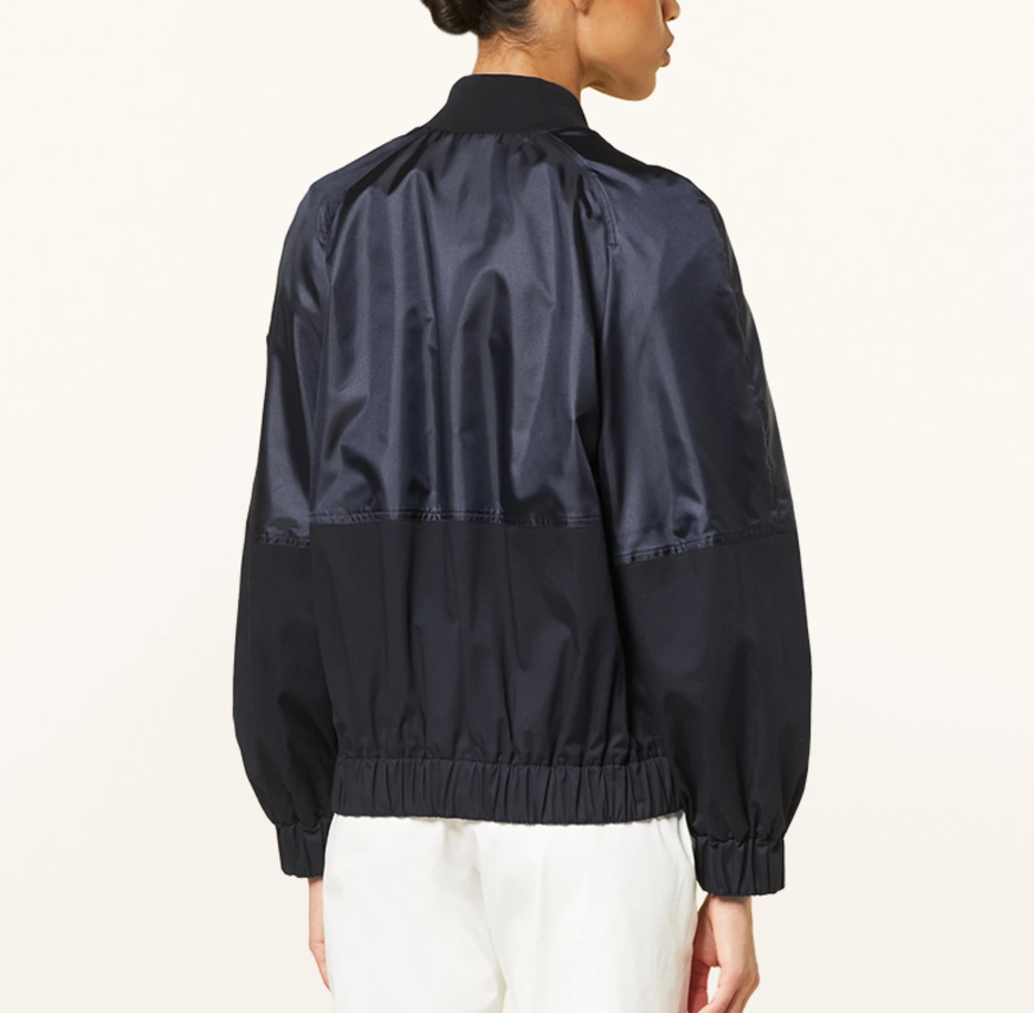 Moncler Gobie Mixed Media Bomber Jacket