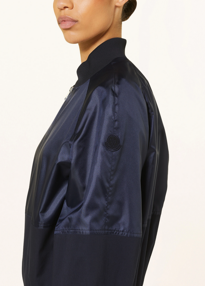 Moncler Gobie Mixed Media Bomber Jacket