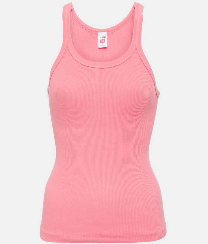 RE/DONE Ribbed Cotton Tank Top