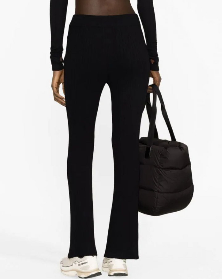 Moncler Ribbed Knit Flare Pants