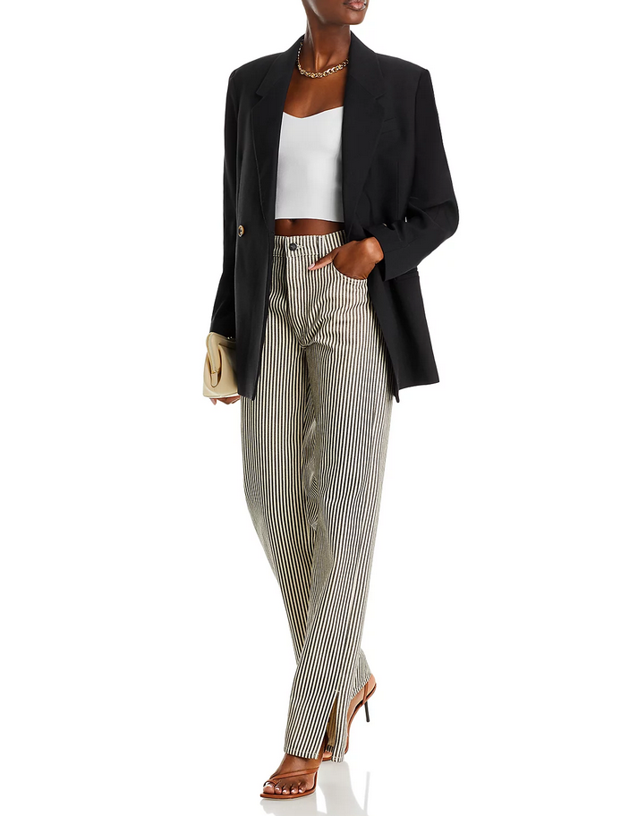 Anine Bing Roy Cotton High Rise Jeans