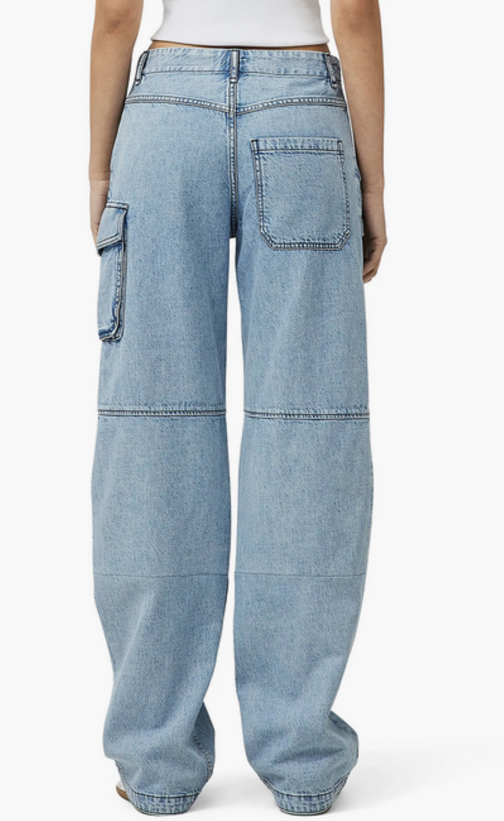 rag & bone Nora High Rise Wide Leg Cargo Jeans