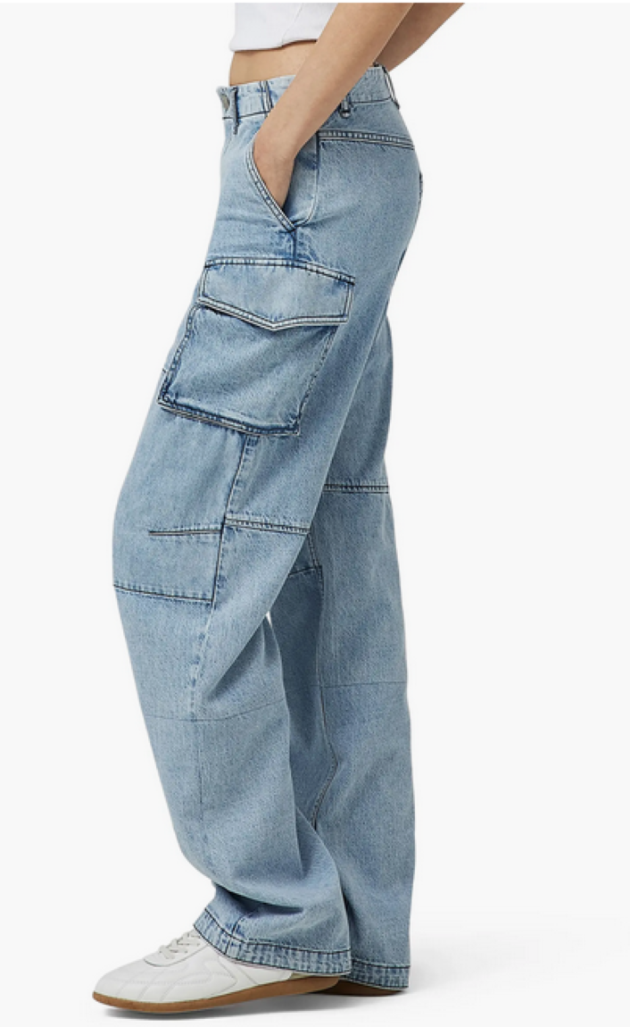 rag & bone Nora High Rise Wide Leg Cargo Jeans
