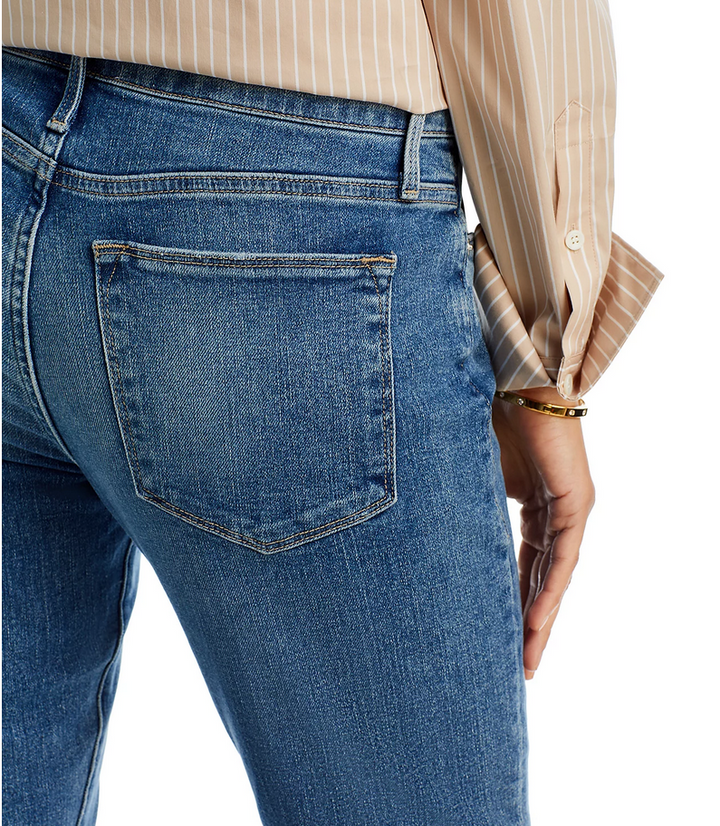 FRAME Le High Rise Crop Flare Jeans