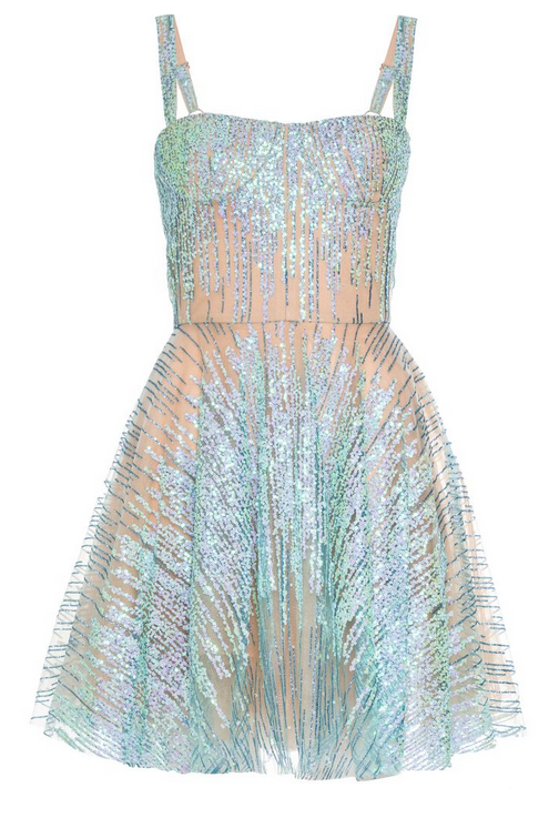 BRONX AND BANCO Mademoiselle Sequined Dress