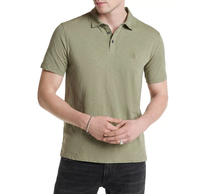 John Varvatos MEN Victor Slub Polo Shirt