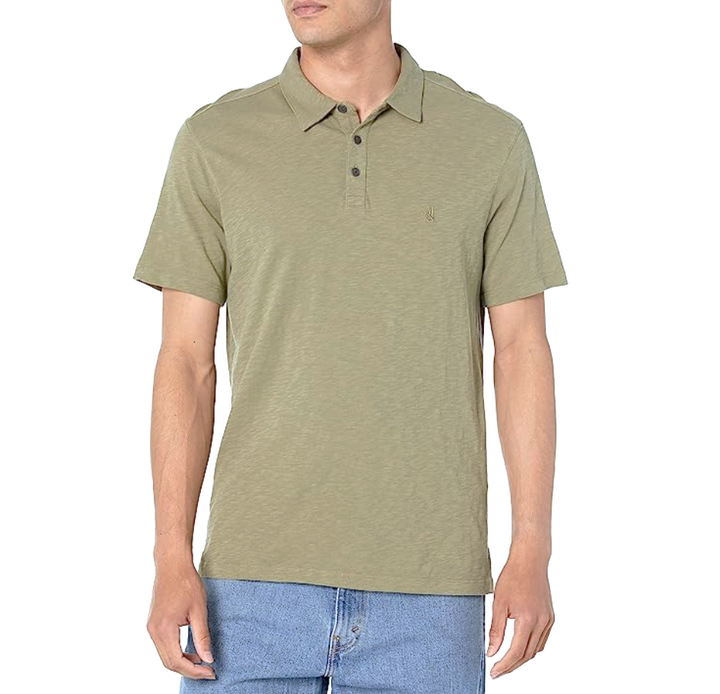 John Varvatos MEN Victor Slub Polo Shirt