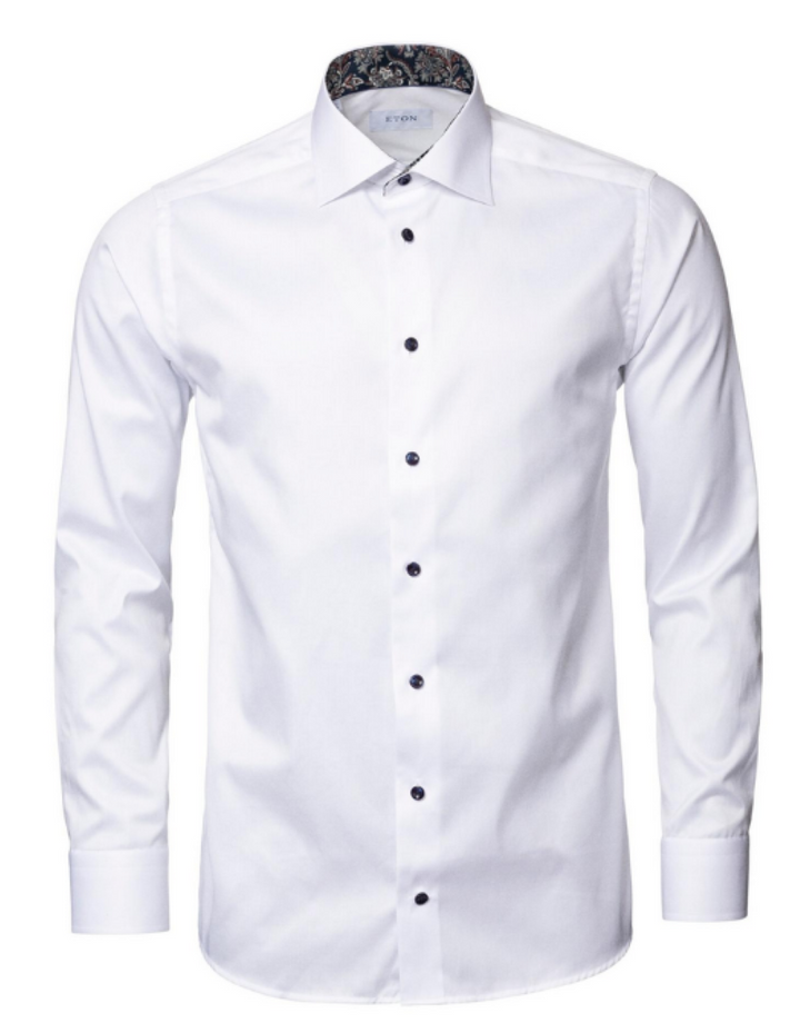 Eton MEN Contemporary Fit Paisley Twill Shirt