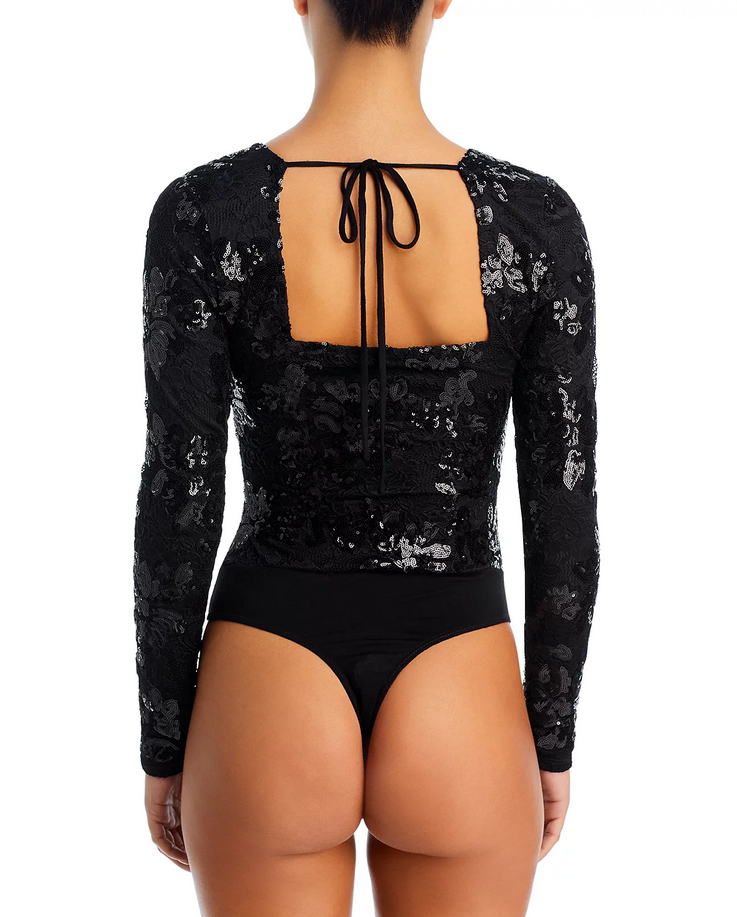 FORE Sequin Lace Bodysuit