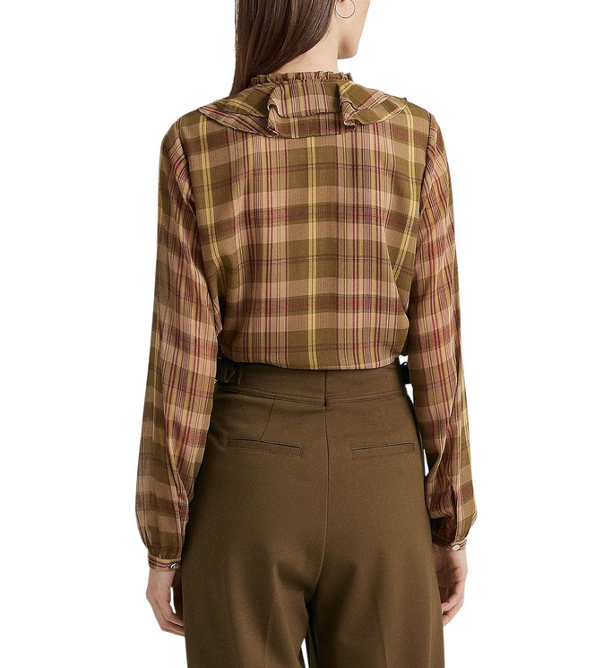 LAUREN Ralph Lauren Yunstan Long Sleeve Blouse