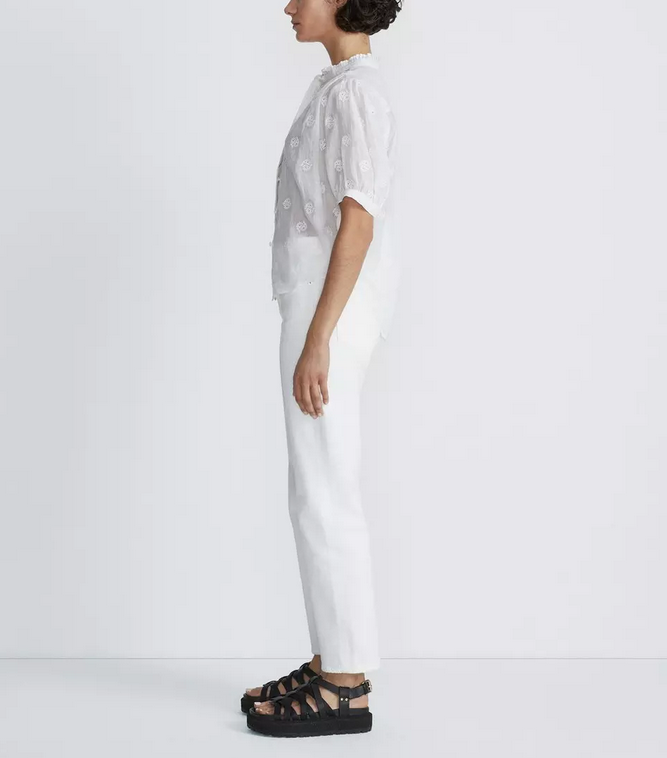 rag & bone Jordan Embroidered Blouse